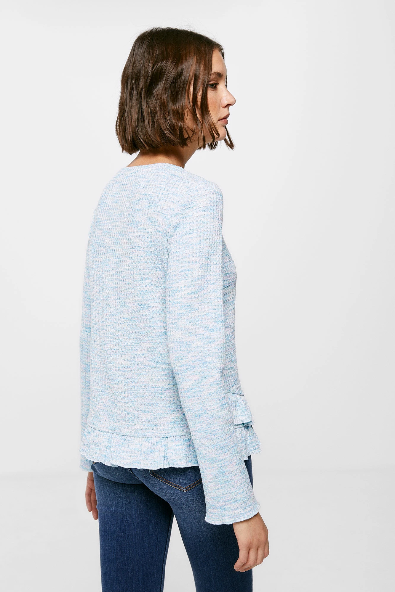 Women'secret Camiseta Punto Cortado Volante 5 Women'secret Camiseta Punto Cortado Volante – Image 5