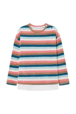 Women'secret Camiseta Chenilla Raya Multicolor -Women'secret Soldes Magasin P 007674051D8