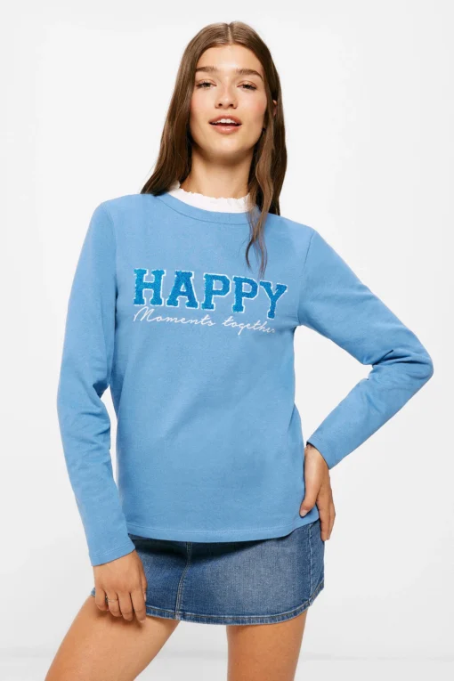 Women'secret Sudadera "Happy" -Women'secret Soldes Magasin P 108622418FM