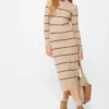 Women'secret Vestido Midi Punto Rayas