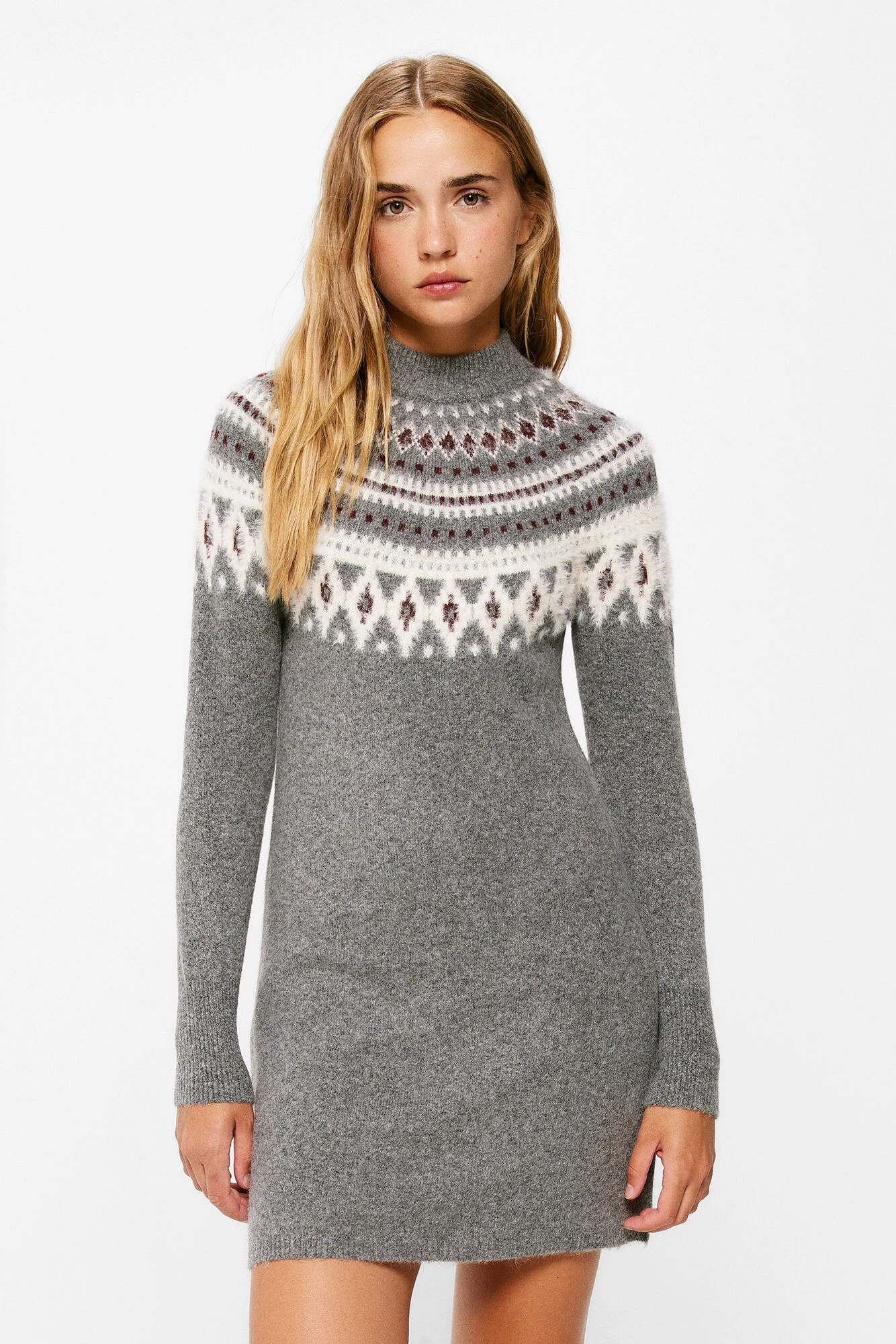 Women'secret Vestido Jacquard Cenefas 2 Women'secret Vestido Jacquard Cenefas – Image 2