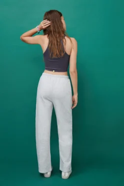 Women'secret Pantalón Largo Flare Felpa Gris -Women'secret Soldes Magasin P 167611741D4