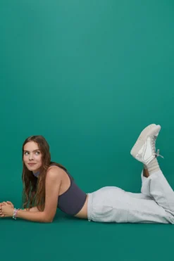 Women'secret Pantalón Largo Flare Felpa Gris -Women'secret Soldes Magasin P 167611741D5