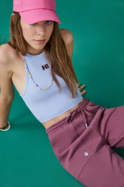 Women'secret Pantalón Largo Flare Felpa Burdeos