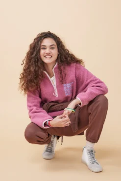 Women'secret Pantalón Jogger Cargo Felpa Marrón