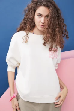 Women'secret Sudadera Felpa Blanco Logo Manga 9 Women'secret Sudadera Felpa Blanco Logo Manga -Women'secret Soldes Magasin P 169600696D1