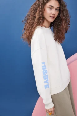 Women'secret Sudadera Felpa Blanco Logo Manga 12 Women'secret Sudadera Felpa Blanco Logo Manga -Women'secret Soldes Magasin P 169600696D4