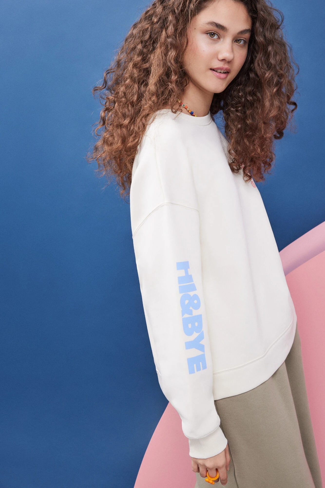 Women'secret Sudadera Felpa Blanco Logo Manga 6 Women'secret Sudadera Felpa Blanco Logo Manga – Image 6