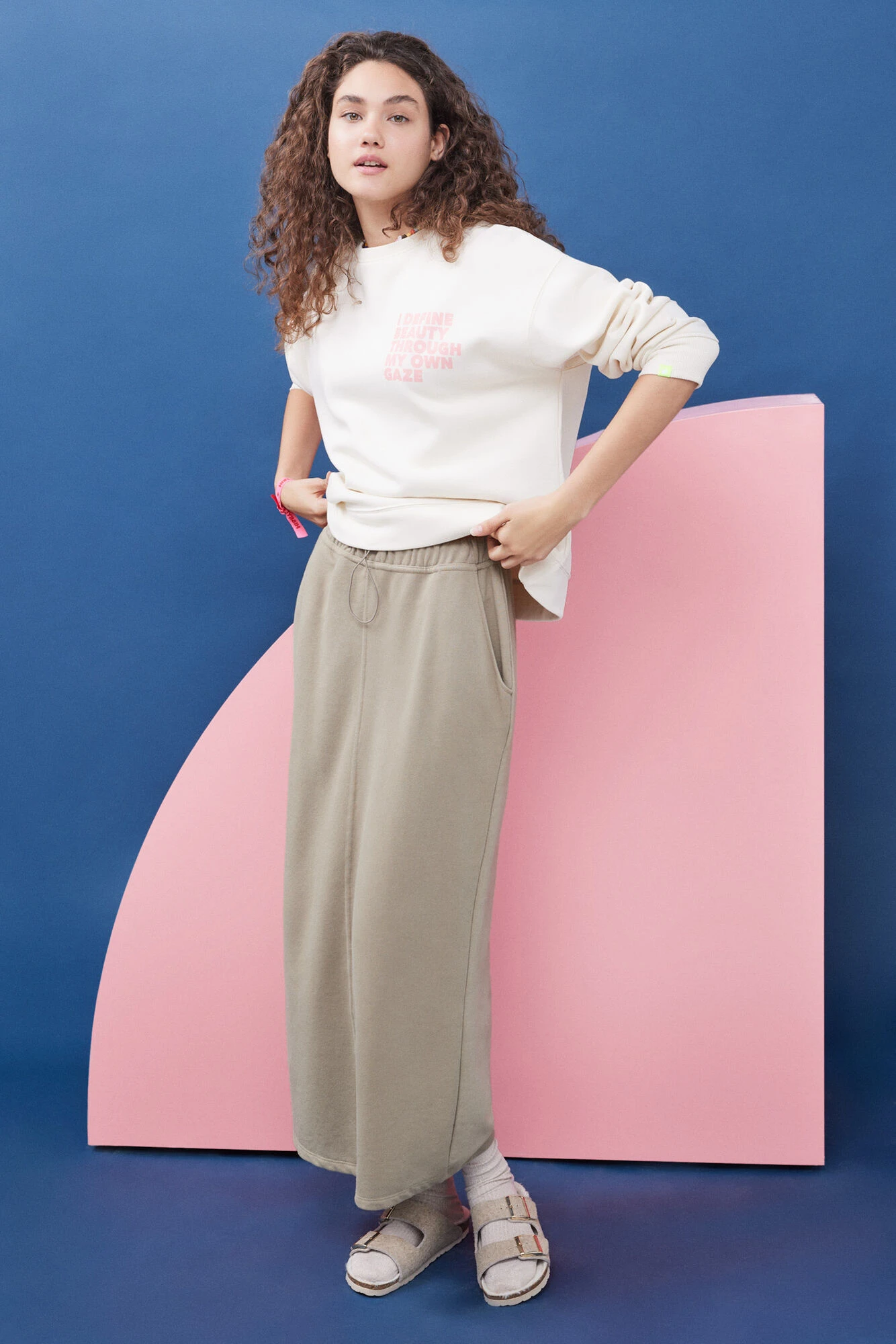 Women'secret Sudadera Felpa Blanco Logo Manga 1 Women'secret Sudadera Felpa Blanco Logo Manga