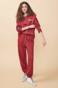 Women'secret Sudadera Felpa Rojo Logo Manga -Women'secret Soldes Magasin P 169600760D6