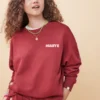 Women'secret Sudadera Felpa Rojo Logo Manga