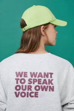 Women'secret Sudadera Felpa Gris Logo Manga -Women'secret Soldes Magasin P 169600841D3