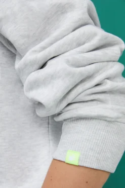 Women'secret Sudadera Felpa Gris Logo Manga -Women'secret Soldes Magasin P 169600841D6