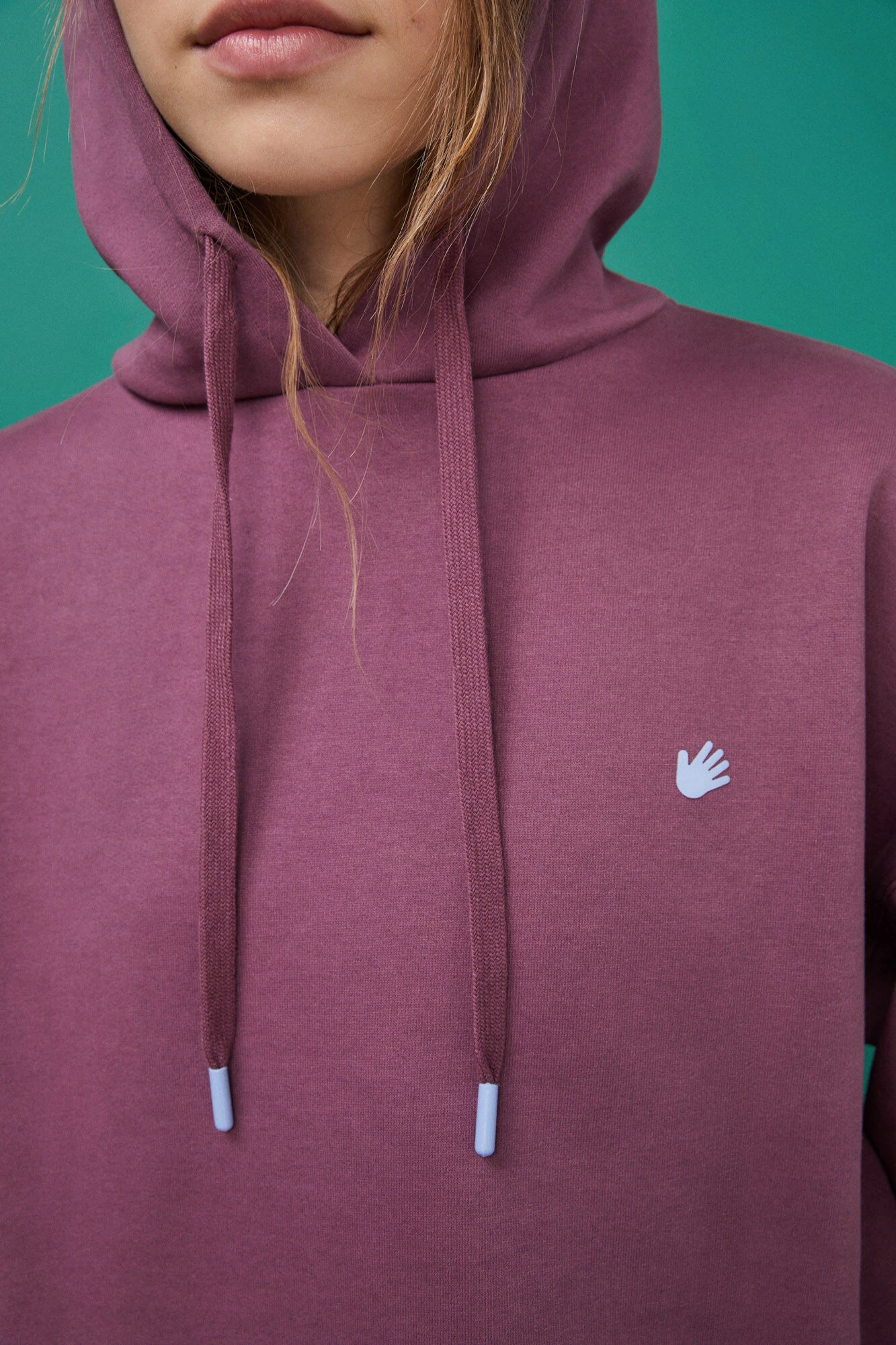 Women'secret Sudadera Capucha Felpa Burdeos Logo 8 Women'secret Sudadera Capucha Felpa Burdeos Logo – Image 8