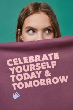 Women'secret Sudadera Capucha Felpa Burdeos Logo