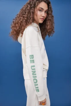 Women'secret Sudadera Capucha Felpa Crudo -Women'secret Soldes Magasin P 169602496D7