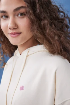 Women'secret Sudadera Capucha Felpa Crudo