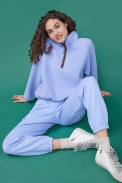 Women'secret Sudadera Corta Borreguito Azul Claro -Women'secret Soldes Magasin P 169602975D4