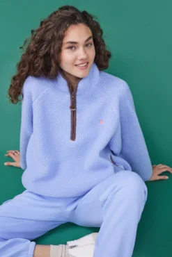 Women'secret Sudadera Corta Borreguito Azul Claro -Women'secret Soldes Magasin P 169602975D5