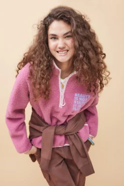 Women'secret Sudadera Corta Borreguito Rosa -Women'secret Soldes Magasin P 169603171D1