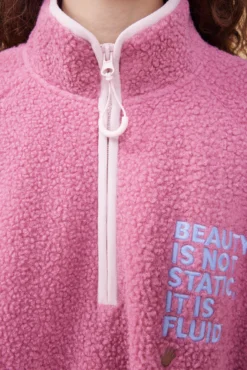 Women'secret Sudadera Corta Borreguito Rosa -Women'secret Soldes Magasin P 169603171D4