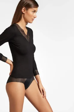 Women'secret Camiseta Manga Larga Escote Pico -Women'secret Soldes Magasin P 423209901D2