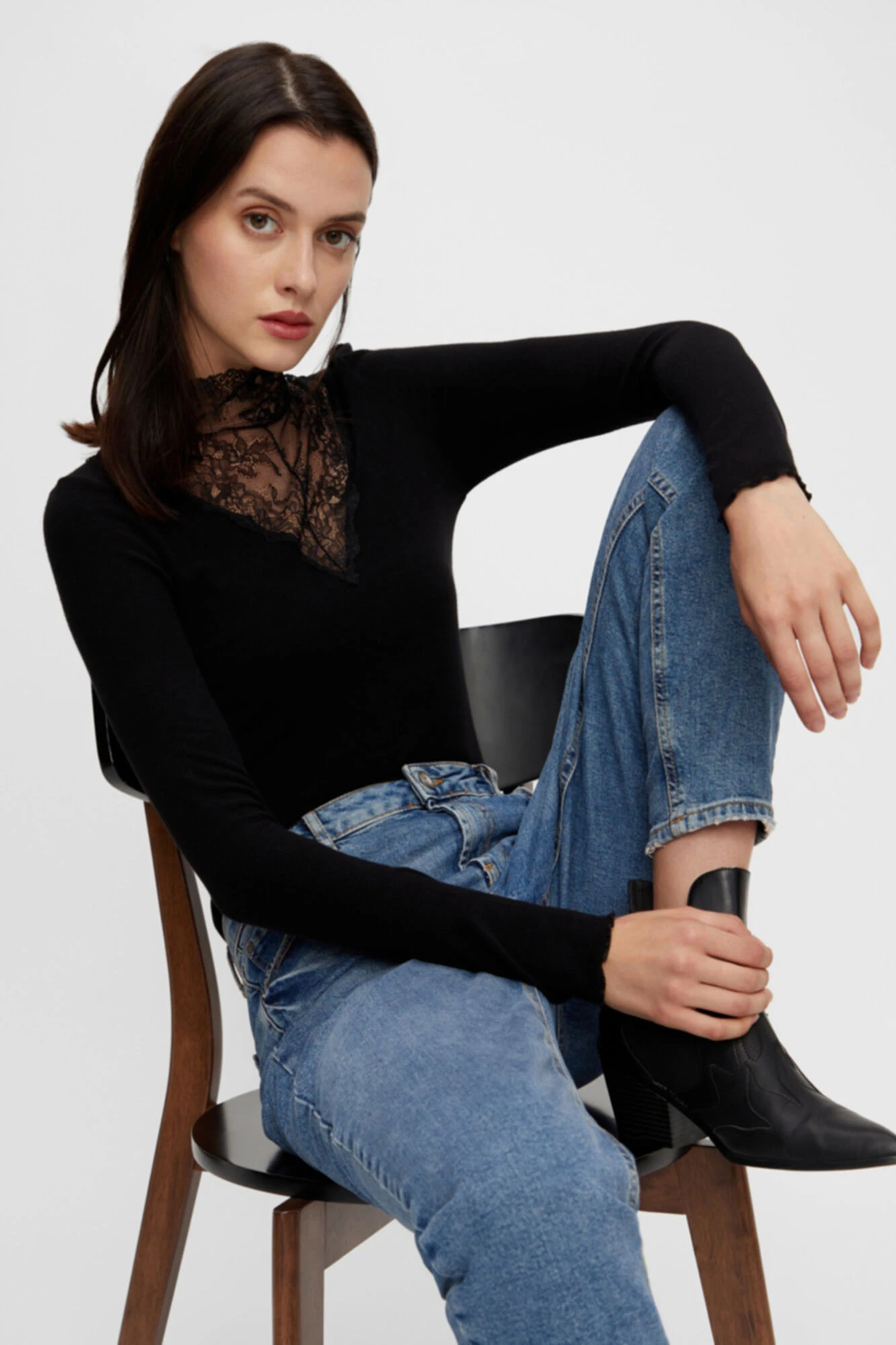 Women'secret Top De Manda Larga Y Viscosa 5 Women'secret Top De Manda Larga Y Viscosa – Image 5