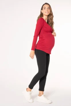 Women'secret Legging Premamá Con Pelo Interior En Negro  