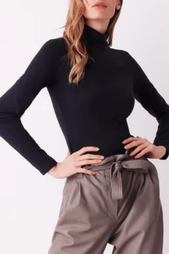 Women'secret Camiseta Termal De Mujer Cuello Alto Manga Larga