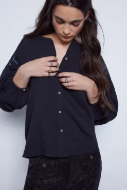 Women'secret Blusa Bordada Manga Larga 6 Women'secret Blusa Bordada Manga Larga -Women'secret Soldes Magasin P 431630301D1