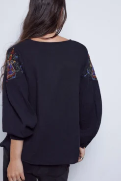 Women'secret Blusa Bordada Manga Larga 7 Women'secret Blusa Bordada Manga Larga -Women'secret Soldes Magasin P 431630301D2