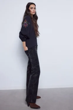 Women'secret Blusa Bordada Manga Larga