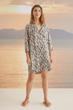 Women'secret Camisola Playa Estampado Negro 9 Women'secret Camisola Playa Estampado Negro -Women'secret Soldes Magasin P 492640101D2