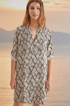 Women'secret Camisola Playa Estampado Negro