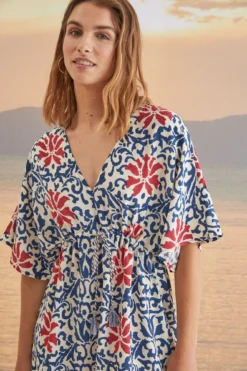 Women'secret Vestido Corto Camisola Estampado -Women'secret Soldes Magasin P 492640219D3