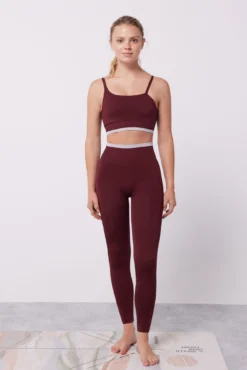 Women'secret Leggings Granate Seamless Comfort