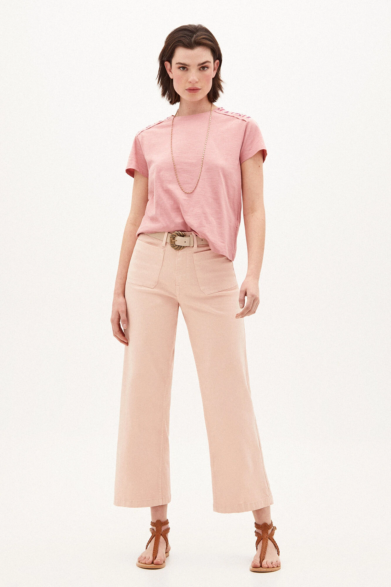 Women'secret Cindy Camiseta De Algodón Con Bordados 4 Women'secret Cindy Camiseta De Algodón Con Bordados – Image 4