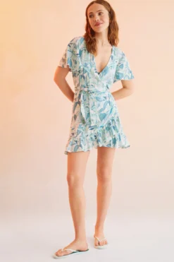 Women'secret Vestido Corto Envolvente Estampado 8 Women'secret Vestido Corto Envolvente Estampado -Women'secret Soldes Magasin P 554516319D1