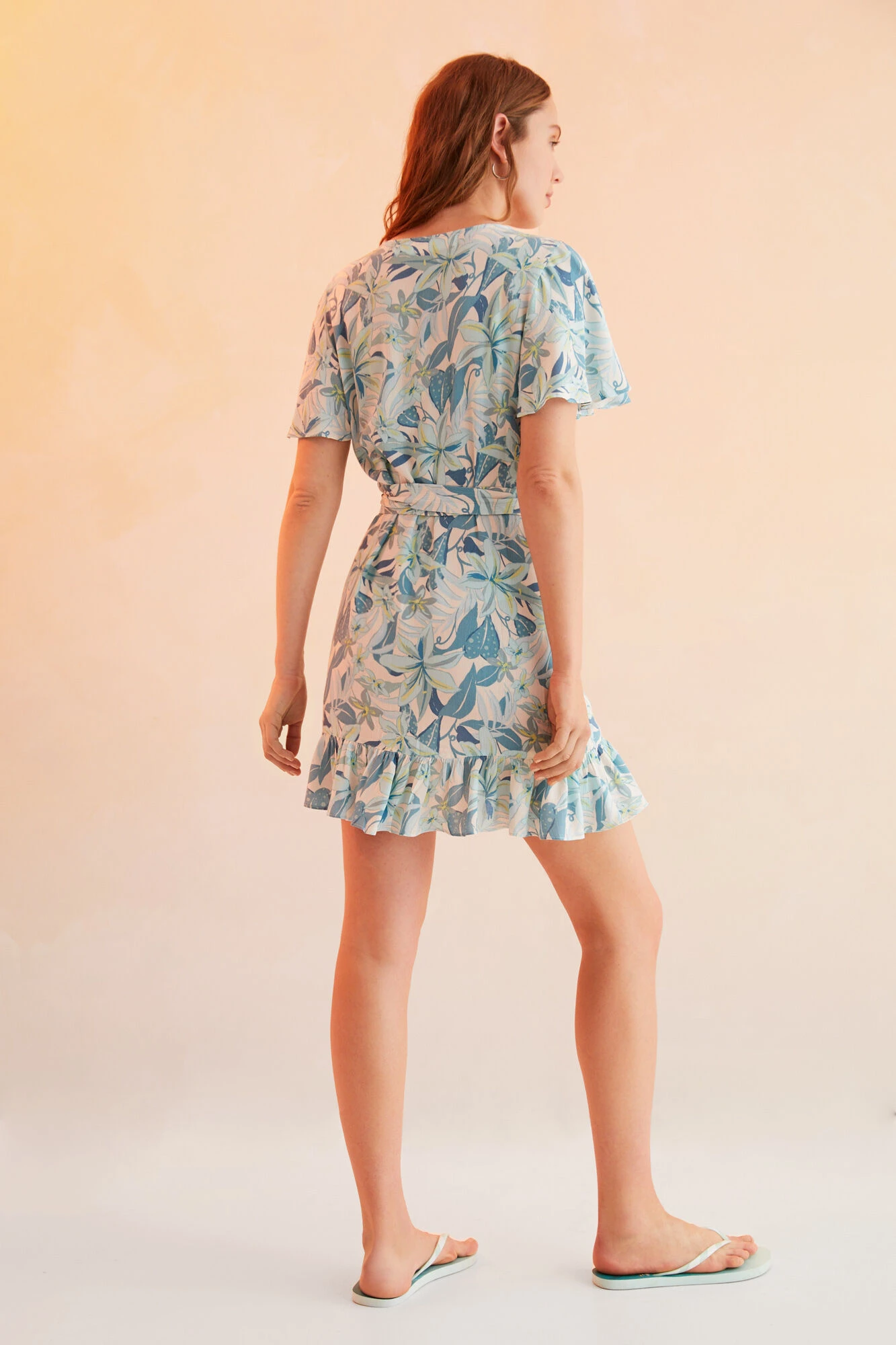 Women'secret Vestido Corto Envolvente Estampado 6 Women'secret Vestido Corto Envolvente Estampado – Image 6