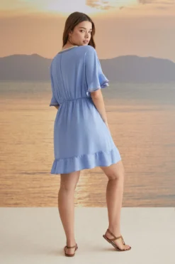 Women'secret Vestido Túnica Brillos Azul 11 Women'secret Vestido Túnica Brillos Azul -Women'secret Soldes Magasin P 554517313D4