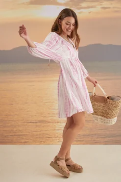 Women'secret Vestido Túnica Tie Dye Rosa 10 Women'secret Vestido Túnica Tie Dye Rosa -Women'secret Soldes Magasin P 554517573D1