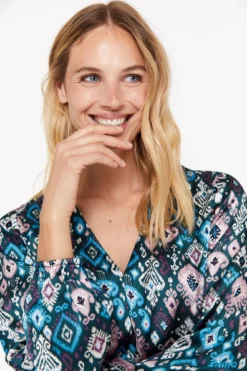 Women'secret Blusa Larga Satinada -Women'secret Soldes Magasin P 570646598D1