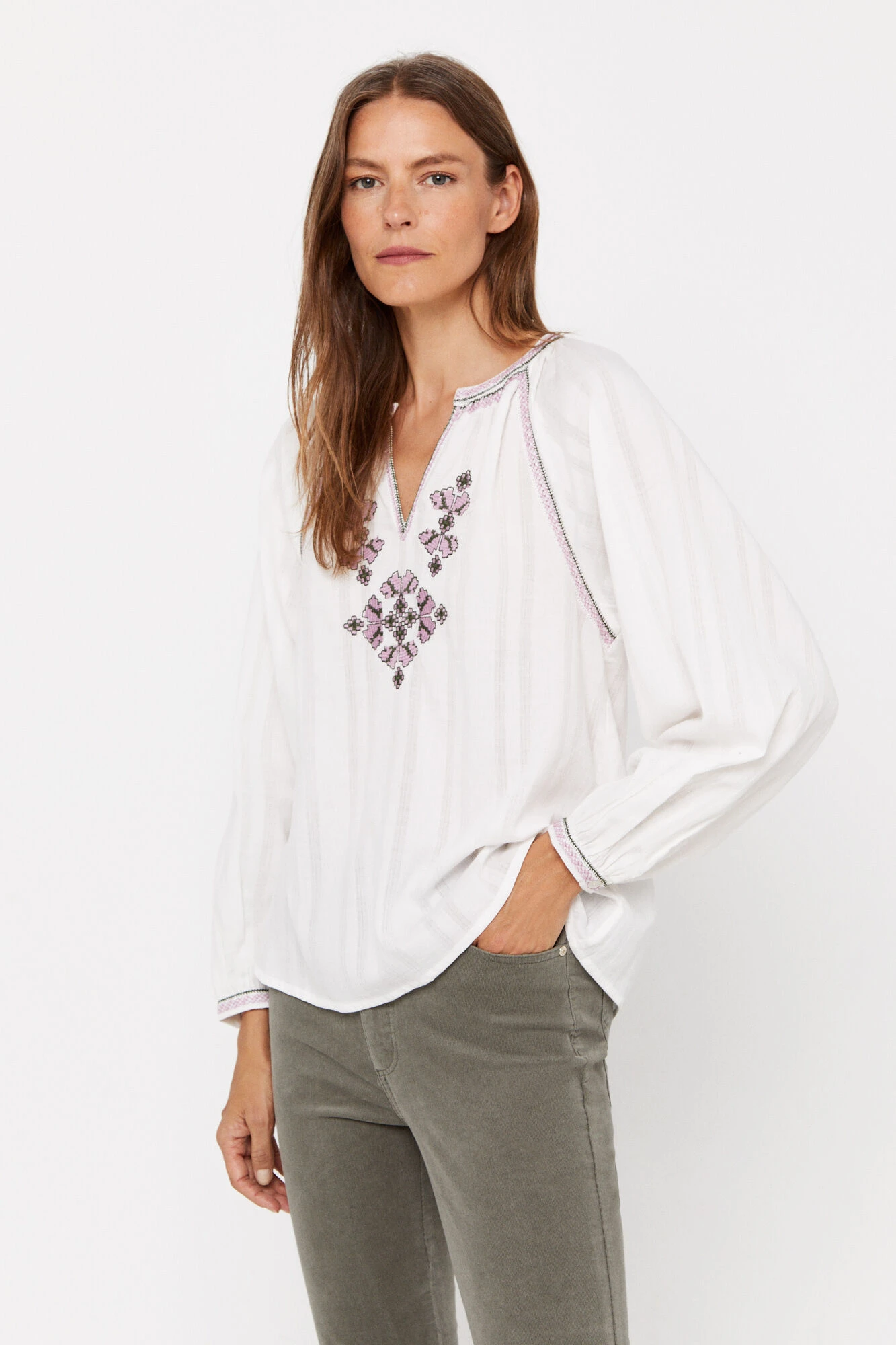 Women'secret Blusa Sostenible Bordada 1 Women'secret Blusa Sostenible Bordada