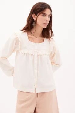 Women'secret Martina Blusa Romántica De Algodón -Women'secret Soldes Magasin P 628503405D3