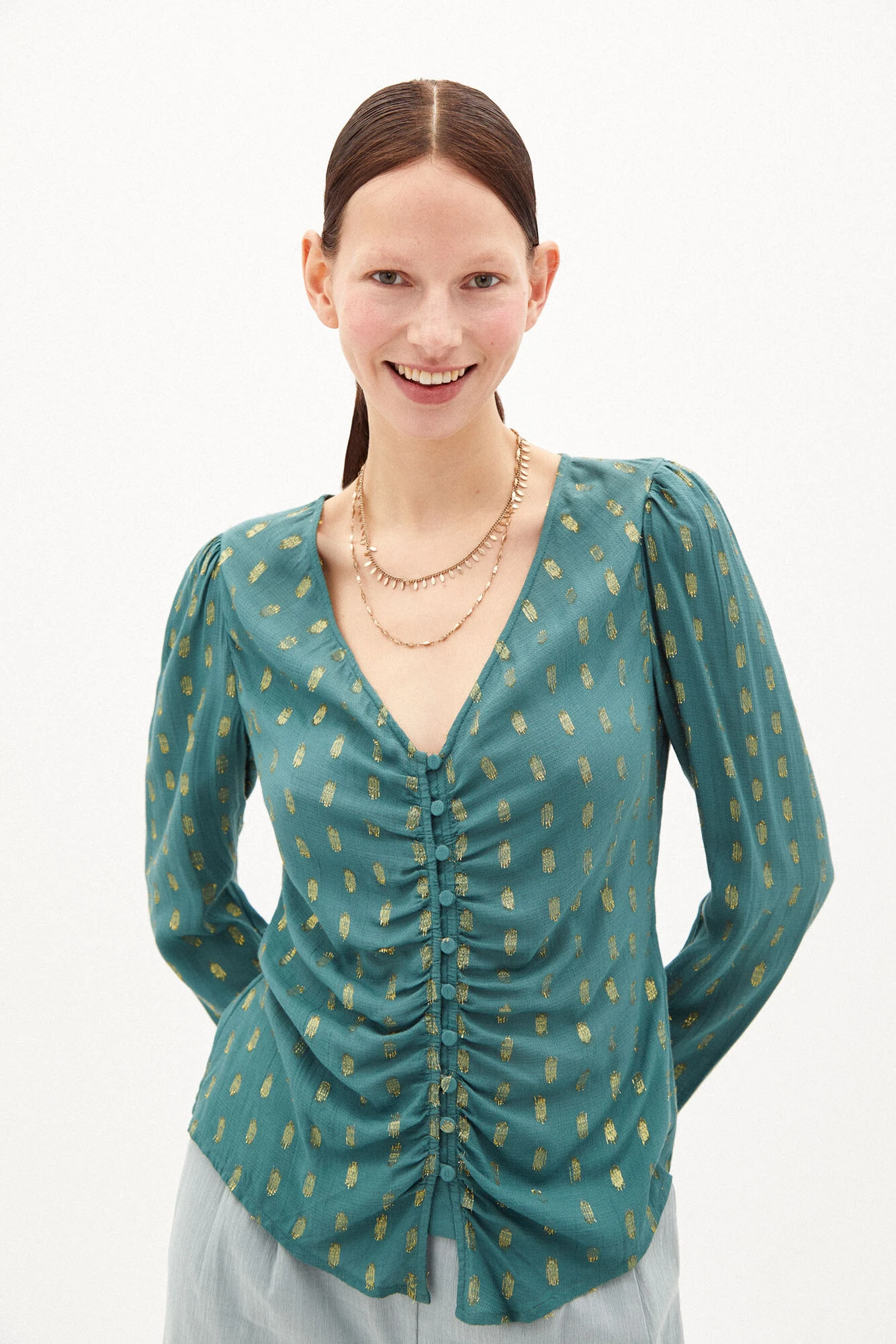 Women'secret Aroa Blusa Con Lurex 1 Women'secret Aroa Blusa Con Lurex