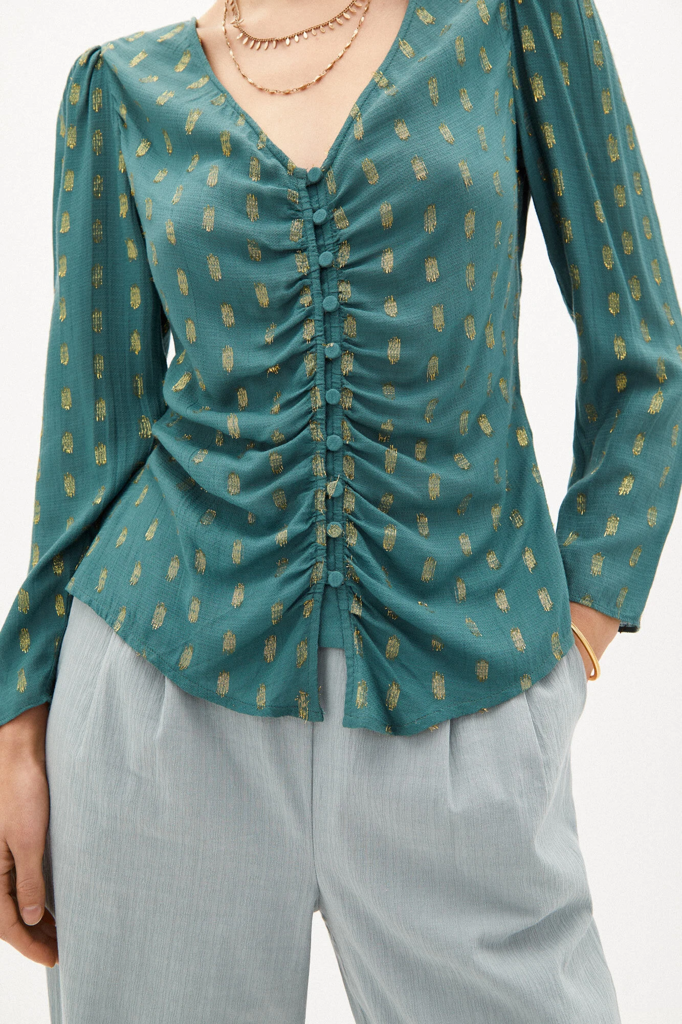 Women'secret Aroa Blusa Con Lurex 2 Women'secret Aroa Blusa Con Lurex – Image 2