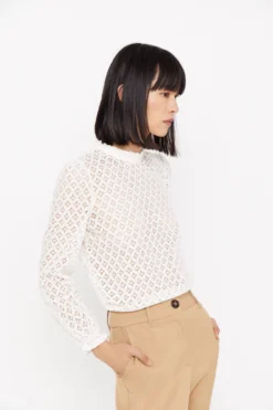 Women'secret Top Encaje Romántico -Women'secret Soldes Magasin P 632664296D1