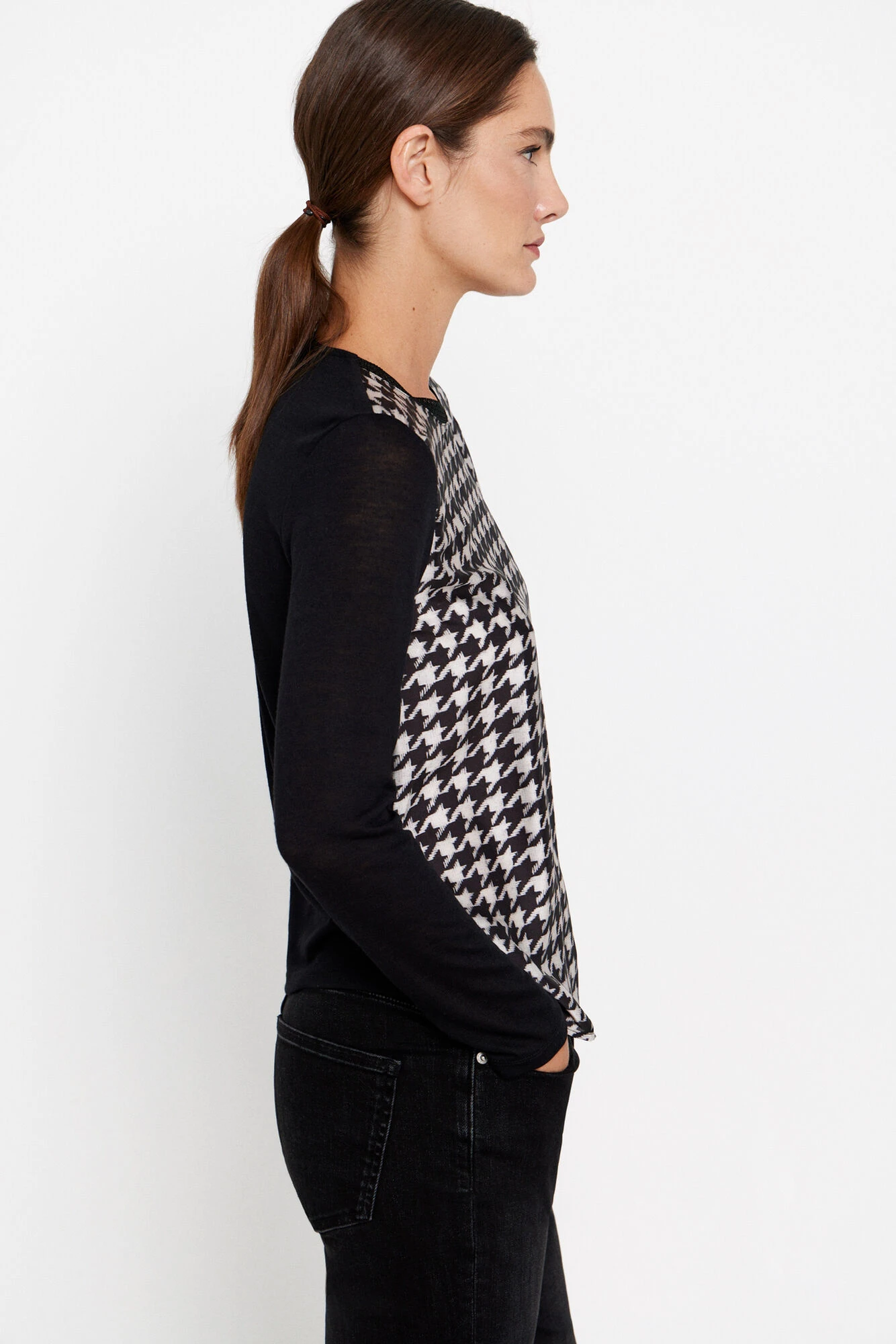 Women'secret Top Combinado Estampado 3 Women'secret Top Combinado Estampado – Image 3