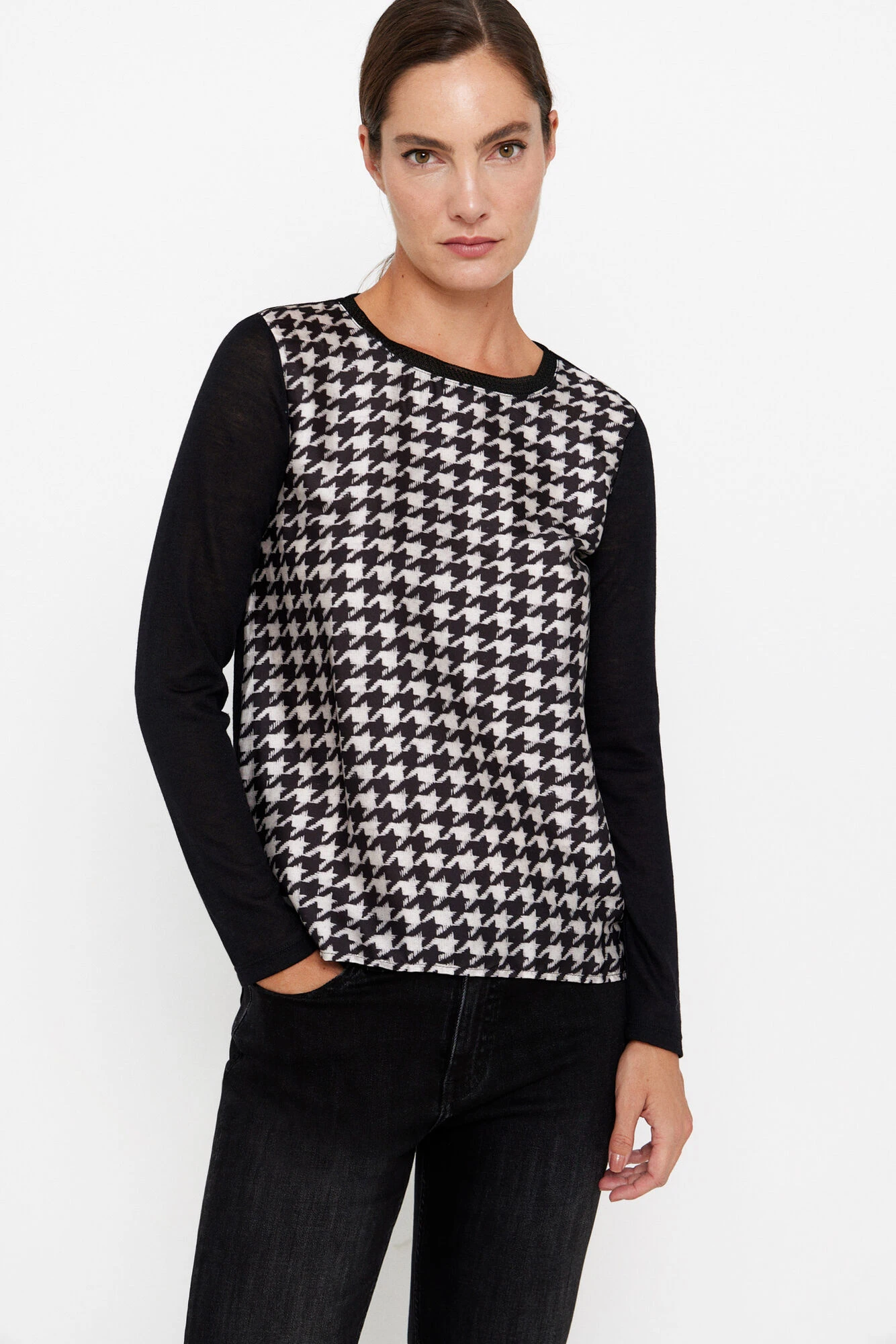 Women'secret Top Combinado Estampado 1 Women'secret Top Combinado Estampado