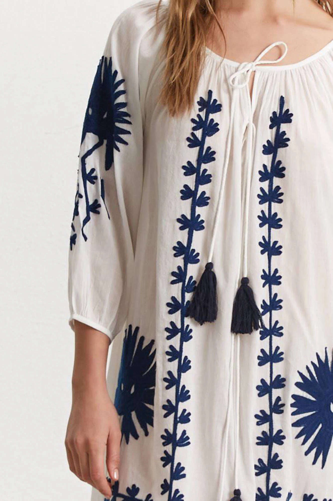 Women'secret Túnica Algodón Larga Bordada 4 Women'secret Túnica Algodón Larga Bordada – Image 4